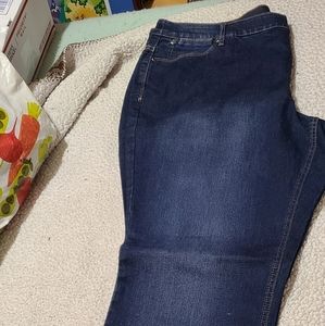 CJ Banks 18W Dark Blue Jeans